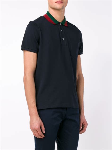 gucci polo t shirt replica india|gucci navy striped polo shirt.